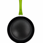 Tigaie antiaderentă Concord 28 cm, verde, mâner ergonomic, interior negru