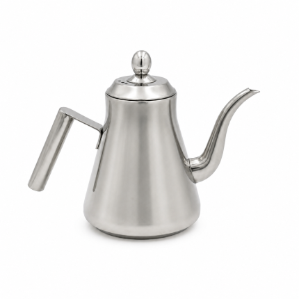 Ceainic din inox cu infuzor și gât alungit, 1.8L