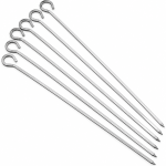 Țepușe pentru frigărui, din metal, pentru BBQ și grătar