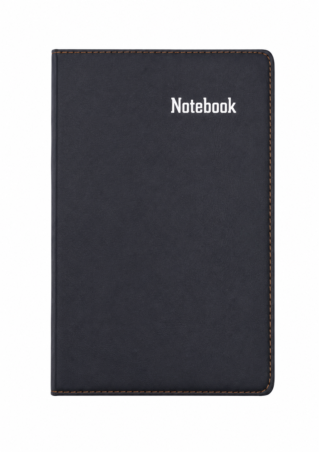 caiet-tip-notebook Agenda 18K, copertă neteda neagra din piele ecologică - imagine 1