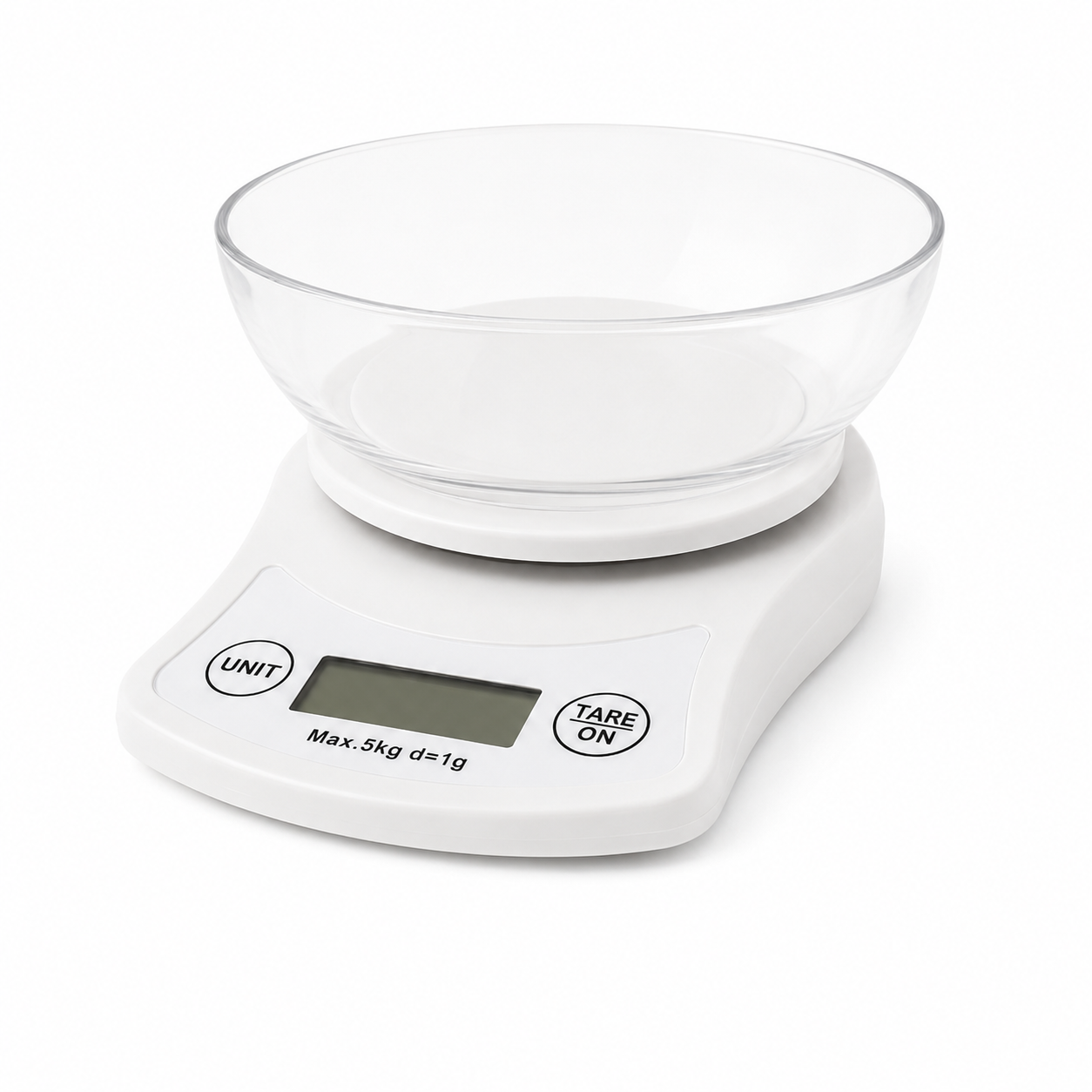 cantar-electronic Cântar de bucătărie, gradație 1g, capacitate 5 kg, alb - imagine 1