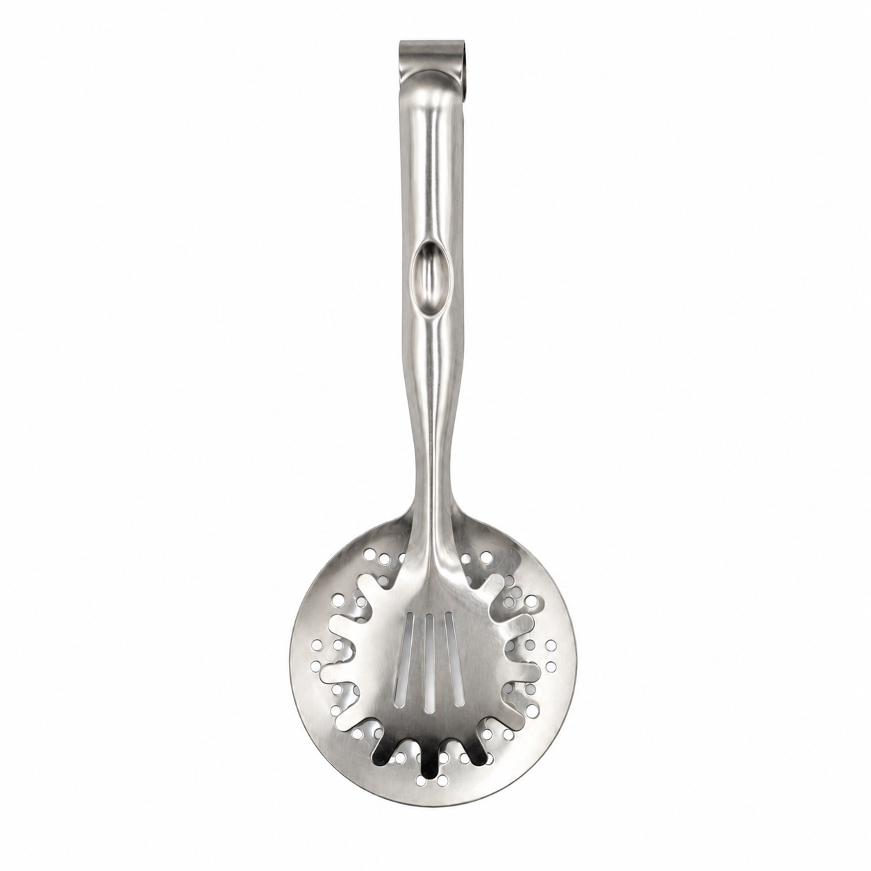 cleste-de-servire Clește de servire din inox cu capete hibride (spumieră și paletă) - imagine 1