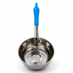 Cratiță din inox cu mâner cu agățătoare, 2.2L