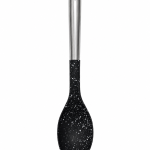 Lingură de gătit cu aspect de granit și mâner din inox