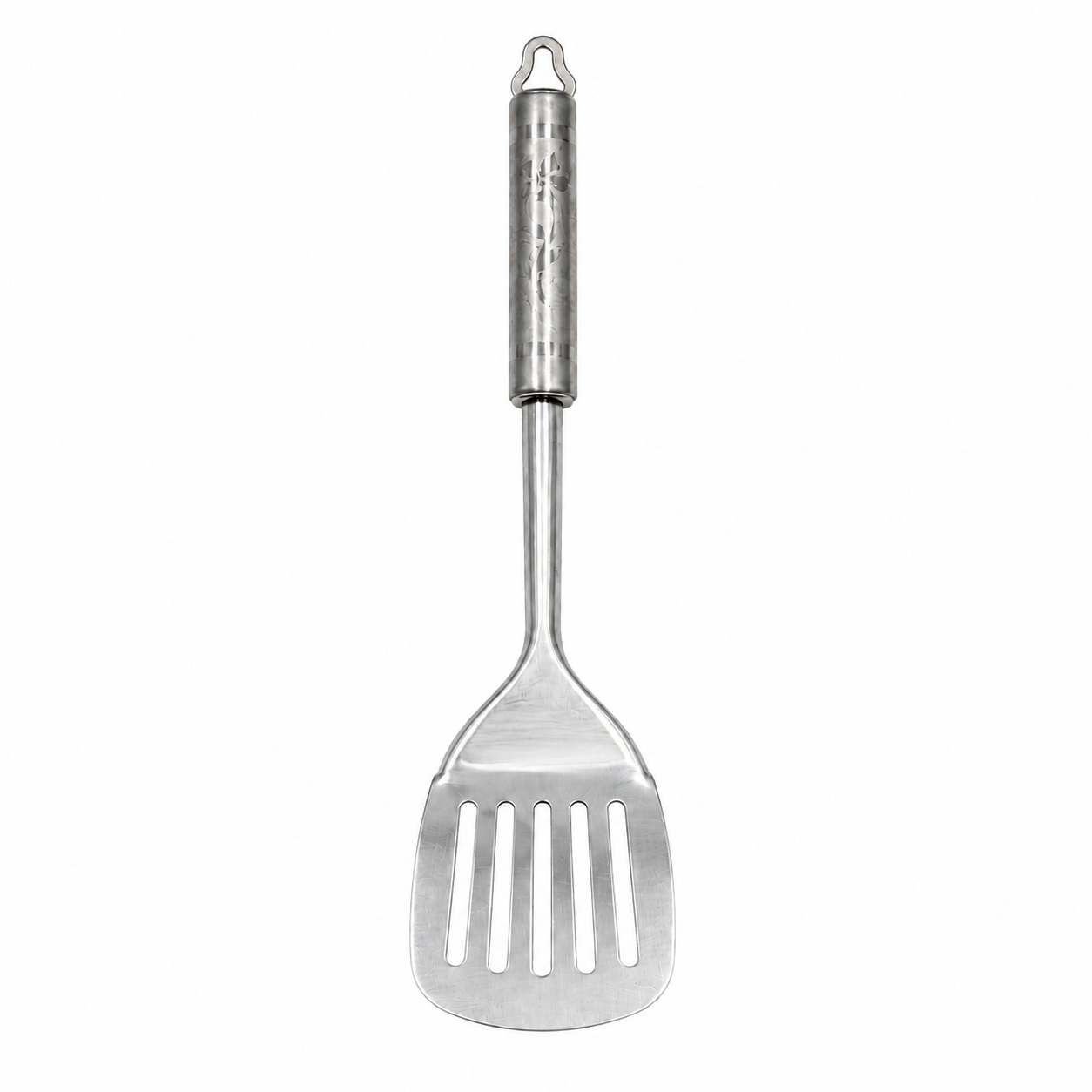 paleta-din-inox-perforata Paletă perforată din inox, cu inel de agățare - imagine 1