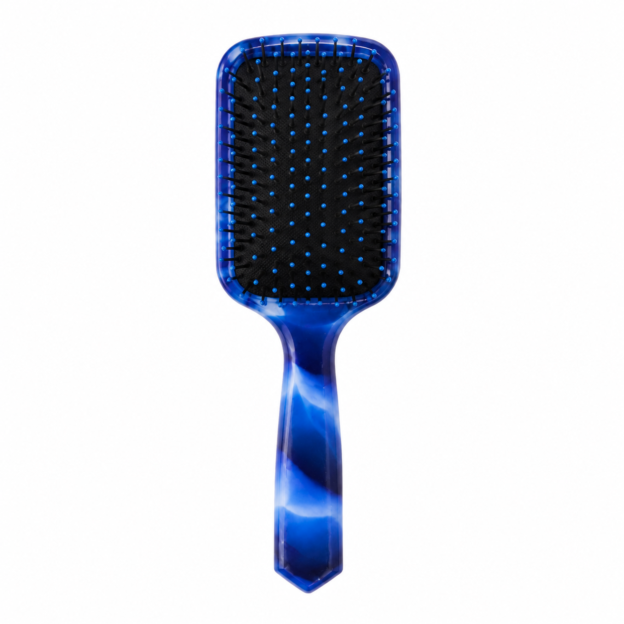 perie-pentru-coafuri Perie de păr dreptunghiulară tip paddle, cu peri flexibili și vârfuri de protecție - imagine 1