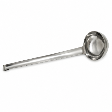Polonic de bucătărie din inox, pentru supe și ciorbe
