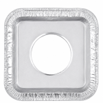Tăviță din aluminiu pentru protecția aragazului, 215 x 215 mm, 8buc