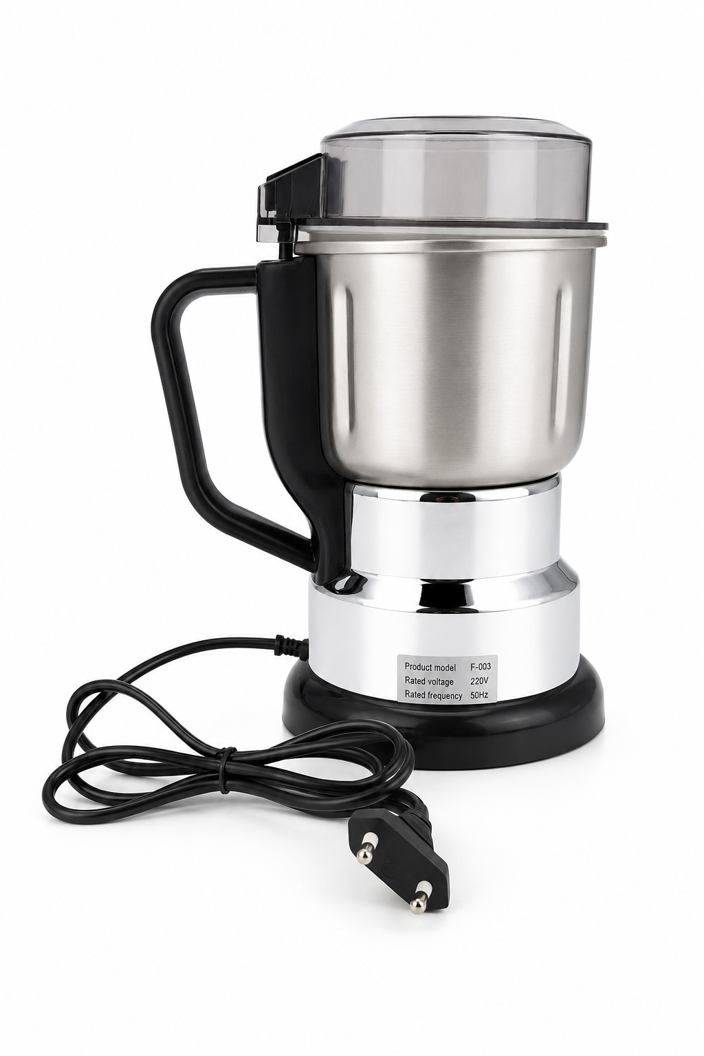 rasnita-electrica-inox Râșniță electrică multifuncțională, inox, pentru cafea, condimente și cereale - imagine 1