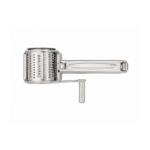 Răzătoare manuală din inox cu tambur rotativ pentru brânză, legume și ciocolată