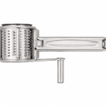 Răzătoare manuală din inox cu tambur rotativ pentru brânză, legume și ciocolată