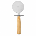 Tăietor de pizza cu rotiță, lamă inox 9cm, mâner lemn