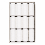 Set 12 bobine de ață de cusut, 100% poliester, 458 m/bobină