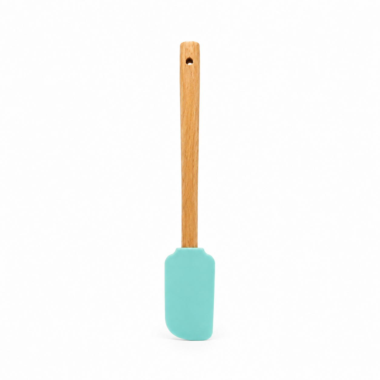 spatula-din-silicon Spatulă de bucătărie din silicon, cu mâner din lemn - imagine 1