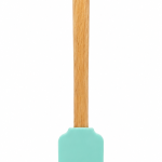 Spatulă de bucătărie din silicon, cu mâner din lemn