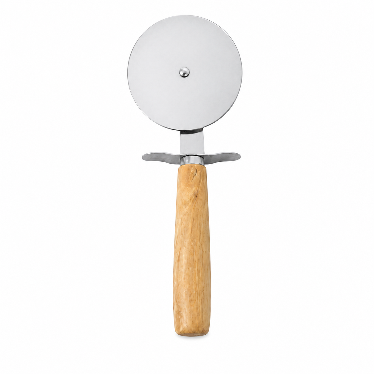taietor-cu-rotita-pizza Tăietor de pizza cu rotiță, lamă inox 9cm, mâner lemn - imagine 1