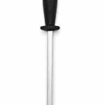 Masat pentru ascuțirea cuțitelor, tijă din oțel rotundă 20 cm, mâner ergonomic negru