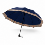 Umbrelă pliabilă compactă, cu protecție solară