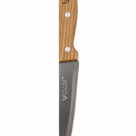 Cuțit universal de bucătărie, lamă din inox și mâner din lemn, 15cm