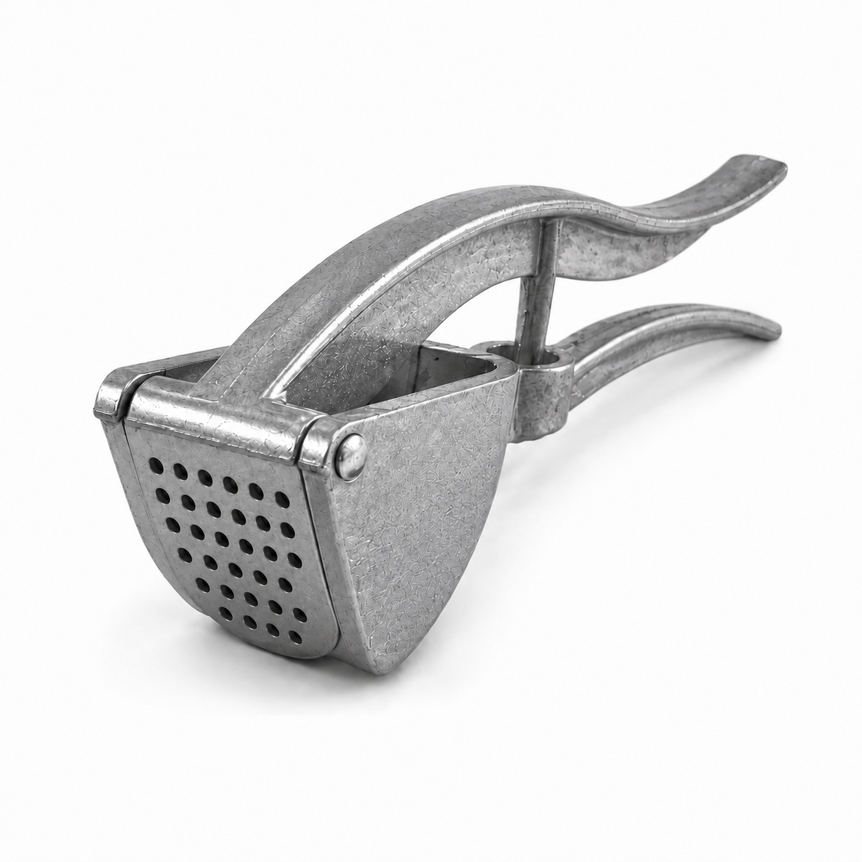 accesoriu-bucatarie-usturoi Presă pentru usturoi, model robust, cu cameră lată de presare și mânere curbate - imagine 1