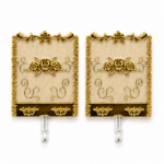 Cârlige decorative de perete, set 2 bucăți, pentru prosoape și accesorii
