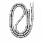 Furtun de duș flexibil, cu împletitură metalică și racorduri incluse, 1.5m