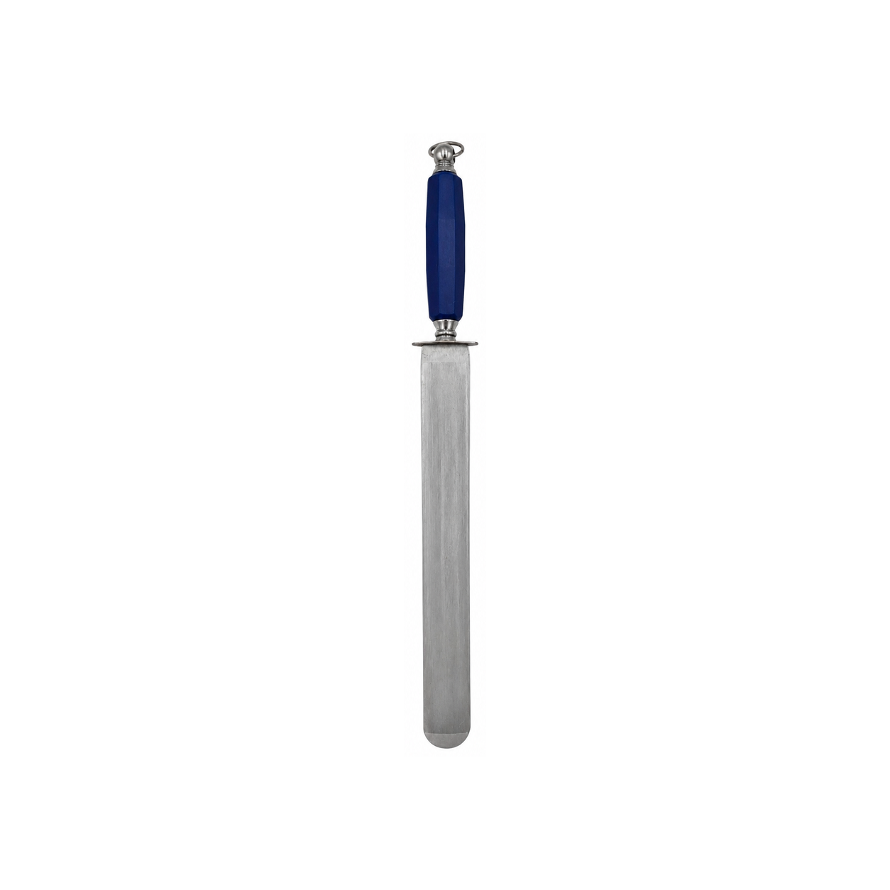 masat-pentru-cutite-albastru Masat plat profesional pentru ascuțit și întreținerea cuțitelor, cu mâner ergonomic 30cm - imagine 1