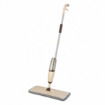 Mop plat cu pulverizator și rezervor integrat, lavetă din microfibră