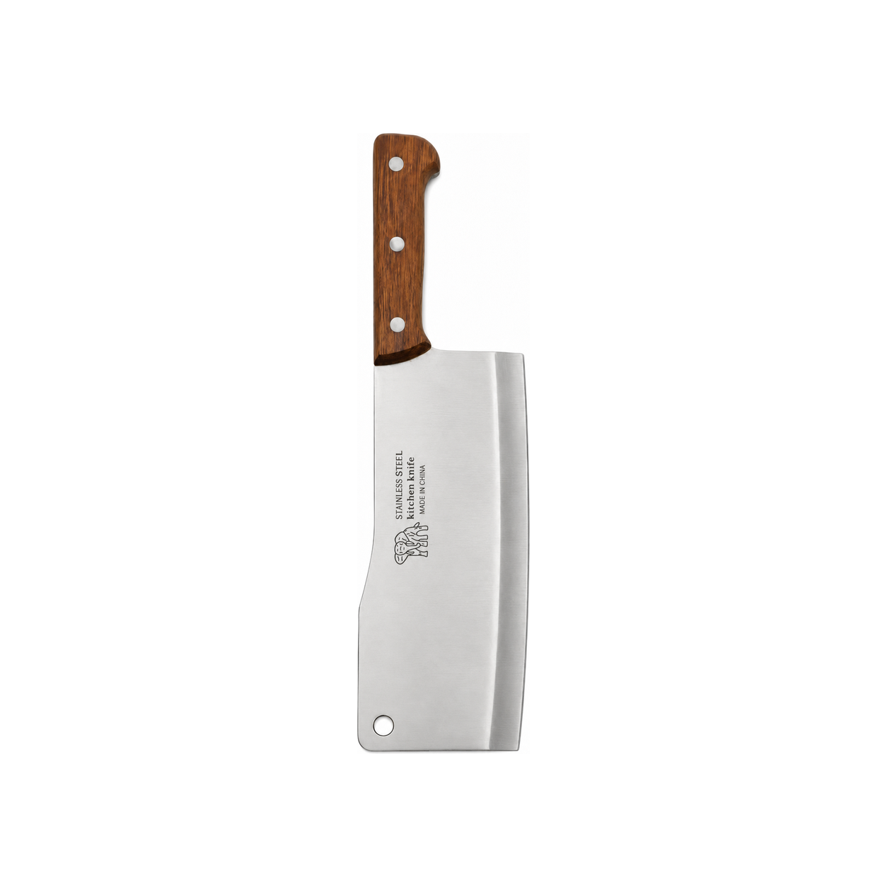 satar-cu-lama-din-inox-coaste Satâr profesional cu lamă înaltă din inox, orificiu pentru agățare și mâner din lemn, 25x11cm - imagine 1