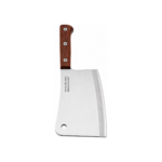 Satâr profesional cu lamă lată din inox, orificiu pentru agățare și mâner din lemn, 21x11cm