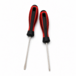 Set 2 șurubelnițe, dreaptă și în cruce, cu mâner ergonomic
