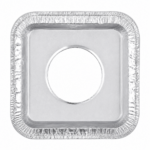 Tăviță din aluminiu pentru protecția aragazului, 215 x 215 mm, 8buc