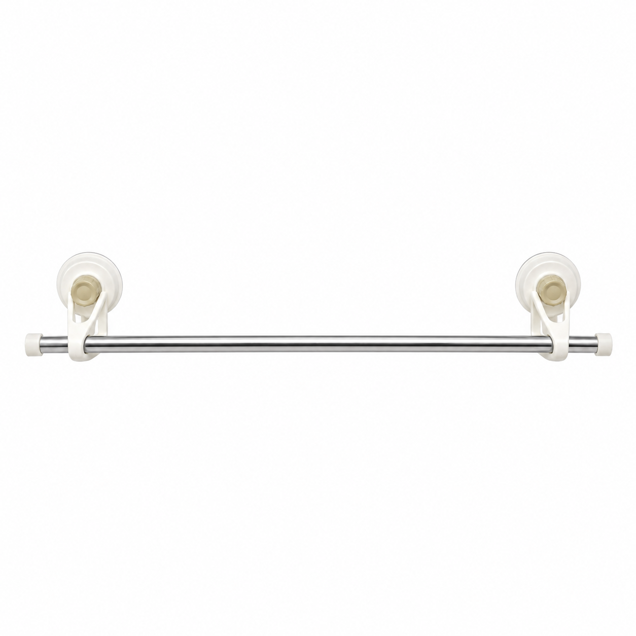 suport-pentru-prosop-47cm Suport pentru prosop cu ventuze, bară metalică cromată, montare fără găurire, 47cm - imagine 1