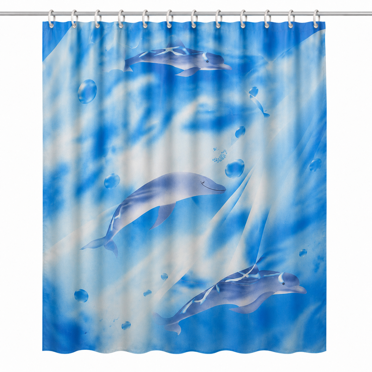 perdea-dus-impermeabila-model-delfini Perdea de duș impermeabilă din poliester - Model 180 x 180 cm - imagine 1